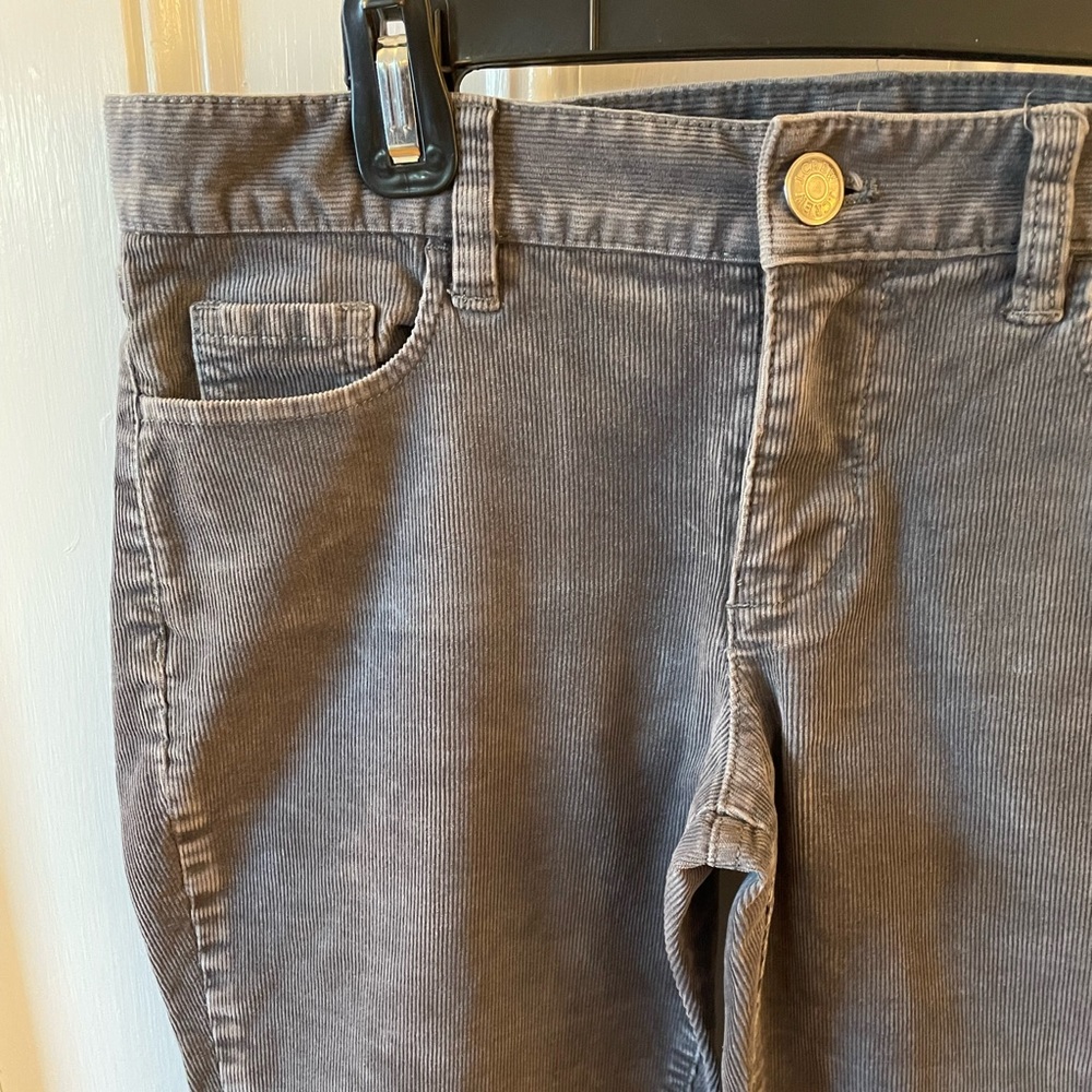 JCrew grey City Fit cords